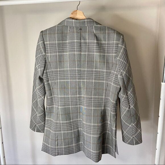 SOSKEN Studios Hero grey plaid double breasted blazer - Picture 4 of 8